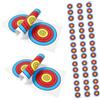 Cabilock 30 Pezzi Obiettivo da Tiro Portatile per Tiro con L'Arco in Carta Verticale, Leggero e Facile da Trasportare per Pratica All'aperto e Indoor