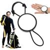 Generico Specchio da Immersione | Sportivi Impermeabili Portatili | Specchio Convesso Subacqueo con Cordino | per Snorkeling Nuoto Outdoor Grotta Mare Sopravvivenza Uomo Donna Adulti