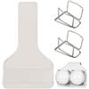 Generic Porta palline da golf per borsa, contenitore per toraggio a mani libere con clip staccabile, borsa per tee da golf, per simulatore di campo verde, per esercitarsi a colpire e mettere in garage