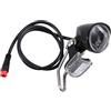 Jnchdghwa Lampada Anteriore LED Impermeabile per Manubrio per Bicicletta, E-Bike per Scooter Elettrico, Accessori per MTB