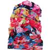 Kichvoe 4 Pezzi Cuffia da Nuoto in Nylon Colorata Stampa Vivace ed Elastica per Protezione Chioma Lunghi per Nuoto Ricreativo in Piscina