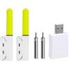 Vdaxvme Canna da pesca Punta Glow Stick Con Dispositivo di Ricarica Plugs-in Night Led Alimentatori Morsi Allarme Attrezzatura Accessorio