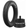 Generic 14x2.40 Copertone per Bici Elettrica, Kit Camera d'Aria di Ricambio, Gomma Antiscivolo Resistente alle Forature, Pneumatico Pieghevole All Terrain 14 Pollici