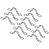 iplusmile Pad Eye Straps in Inox 316 Set 12 per Kayaking Maniglie per Barche e Yacht, Accessori Nautici per Canottaggio e, Occhielli Leggeri e Resistenti