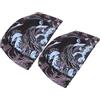 Kichvoe 2 Pezzi Cuffia da Bagno Unisex in Nylon per Adulti, Elastica e Antiscivolo, Comoda e Traspirante per Attività Acquatiche e Piscina