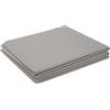 Tufgo Tappetino da yoga pieghevole in TPE da donna, 5 mm, ammortizzante, antiscivolo, ideale per yoga, pilates, routine di fitness a pavimento (grigio)
