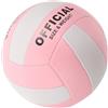 Veemoon Pallavolo Soft per Allenamento Sportivo Materiale Pu, Durabilità Superiore e Precisione, per Esame di Ammissione e Partite Indoor Rosa