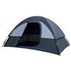 predolo Tenda a Cupola Struttura Ad Asta Attrezzatura Campeggio Spaziosa Riparo Esterno, Nero, Nero+Grigio