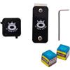 Générique Pool Cue Calk Galder - Billiars Magnetic Pool Cue Calk with Belt Clip, Portable Chalk Box Gift Practical Accessory for Biliardo Lovers