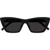 Saint Laurent Occhiali da Sole SL 276 MICA 001 New Wave Nero/Grigio Donna 53/16/145