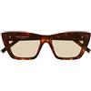 Saint Laurent Occhiali da Sole SL 276 MICA 064 New Wave Marrone/Marrone Donna 55/16/145