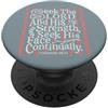 King James Bible Verse Designs Seek The LORD and His Strength Cristiano Bibbia Verse Design PopSockets PopGrip Adesivo