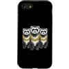 Cool 3 Hip Hop Trio Street Gold Chain Fu Custodia per iPhone SE (2020) / 7/8 Ferret Rap Old School Retro Streetwear 80s 90s Tre