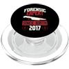 True Crime Merch for Investigative Crime Esperto forense dalla nascita 2017 Compleanno a tema crimine vero PopSockets PopGrip per MagSafe