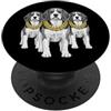 Cool 3 Hip Hop Trio Street Gold Chain Fu Beagle Dog Rap Old School Retro Streetwear anni '80 '90 Tre PopSockets PopGrip Adesivo