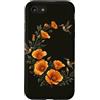 Hummingbird Apparel For Kids and Adults Custodia per iPhone SE (2020) / 7/8 Fiori di papavero colibrì floreale amante degli uccelli natura