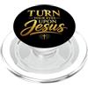 Christian Faith Revival Born-Again Graph Turn Your Eyes Upon Jesus - Christian Faith Evangelism PopSockets PopGrip per MagSafe