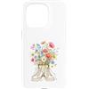 Bloom Kicks Custodia per iPhone 15 Pro Bouquet di fiori selvatici in illustrazione di scarpe da ginnastica