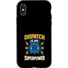 Calm Behind Chaos Dispatch Strong Apprec Custodia per iPhone X/XS Polizia Dispatcher 911 Operatore Primo soccorritore