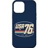 Patriotic USA America Anniversary Pride Custodia per iPhone 12 Pro Max Stati Uniti d'America 76 Patriotic Retro America 1776 2026