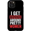 Timido Introverso Ansioso Impacciato Sin Custodia per iPhone 11 Pro I Get Nervous Around Pretty Women