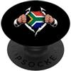 Mzansi Pride Heritage Apparel Bandiera del Sud Africa Strappato Radici Orgoglio Sud Afr PopSockets PopGrip Adesivo