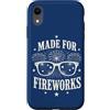 Patriotic USA America Anniversary Pride Custodia per iPhone XR Fatto per fuochi d'artificio festa patriottica celebrazione