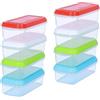 ARSUK Contenitori Freezer per Alimenti 250ml - Set Vasetti per Conservazione Delle Pappe - Riutilizzabili, Senza BPA plastica, per Microonde e Lavastoviglie (8PZ)