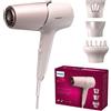 PHILIPS Asciugacapelli Philips serie 5000 - Asciugacapelli color pesca perlato con tecnologia termoprotettiva, diffusore di volume e beccucci da 9 mm e 11 mm (modello BHD530/20)