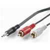 Roline Cavo audio Roline/Value M/M 1.5m Nero/Rosso/Bianco [11.99.4341]