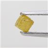 surat*diamond*city Diamond Naturale Grezzo Cubo 0.19 carati Giallo Colore