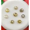 Surat*Diamond*City Surat Diamond City Lotto Diamanti Naturali Round Rose Cut Fancy 0,28 CT 8 Pezzi