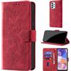 CaseGla Cover per Samsung Galaxy A23 5G, Rosso