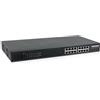 INTELLINET NETWORK SOLUTIONS Intellinet Switch Endspan 560993 Gigabit Ethernet PoE+ a 16 porte, 19, montaggio rack, colore: Nero