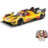 Bburago NUOVO Modellino Bburago 2024 Scala 1/24 Ferrari 499P 3.0L Turbo V6 Team AF Co...