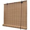 vidaXL Tenda a rullo in bambù 150x160 cm Marrone