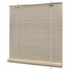 vidaXL Tenda a rullo in bambù 100x220 cm natura