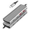 LOGILINK LogiLink USB 3.2 Gen2 Hub, 7+1-port, 2x USB-A, 5x USB-C, PD 100W, aluminum