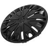 KAJNBN Copricerchi per Ruote Automobilistiche 15 Pollici Nero PP | Copricerchi Auto 15 Pollici, Montaggio Semplice, Protezione da Sporco e Detriti
