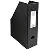 Exacompta - Rif. 90161E - Portariviste in PVC - schienale 10 cm - consegnato piatto - Dimensioni 31,5 x 23,5 x 10 cm - Per documenti A4 - Colore nero