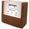 PLANTAWA Fibra di cocco Organica Blocco 5Kg 70L - Mattone compattato Terra per piante Uso Orto Urbano Terrario Piante Esterno Torba per vasi