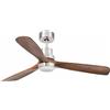 FARO LANTAU LED - Ventilatore luminoso da soffitto Ø 1320 mm con motore DC - 3 pale