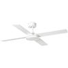 FARO SAINT LED - Ventilatore luminoso da soffitto Ø 1320 mm con motore DC - 4 pale