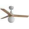 FARO MINI KLIM - Ventilatore luminoso da soffitto Ø 925 mm con motore DC - 3 pale
