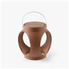 FARO CANDELA - Lampada portatile a LED ricaricabile in terracotta