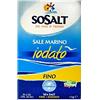 SOSALT DAL MARE DI TRAPANI Sicilia Bedda - Sale Marino di Trapani Fino Iodato - Confezione 1 Kg.
