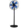 Taurus Boreal Elegance 16C Ventilatore a colonna oscillante, altezza 132 cm, 3 pale/40 cm di diametro, 40 W, nero/blu, 60 W, 5,3 tonalità, metallo