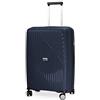 Hauptstadtkoffer TXL - Valigia rigida di medie dimensioni, TSA, 4 ruote, Valigia, Trolley, Valigia a rotelle, Valigia da viaggio, EXTRA LEGGERA, 66 cm, 73 litri, Blu scuro