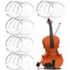 Exircy 20 corde per violino universali 4/4 3/4, set completo di corde per violino con anima in acciaio, economiche e durevoli