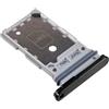 Generico Ricambio compatibile con SAMSUNG GALAXY S23 5G SM-S911B / S23+ PLUS 5G SM-S916B Try tray Vassoio alloggio porta scheda Dual SIM Card Sim 1 + SLOT SIM 2 slitta lettore (Nero)